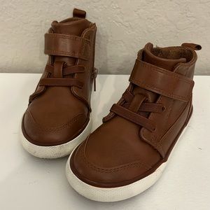 Wonder Nation brown toddler boots size 8